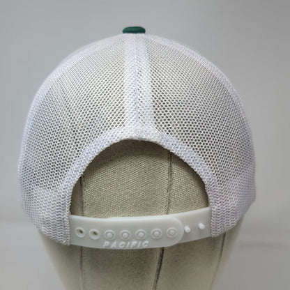 Pacific Headwear Trucker Hat Green White One Size Maine Brewing Co Mesh Back hat