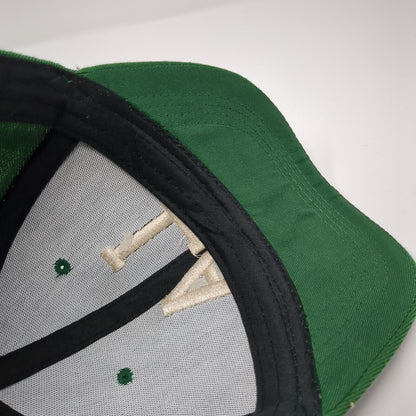 LA Los Angeles California Slideback Baseball Cap Green OS Adjustable Embroidered