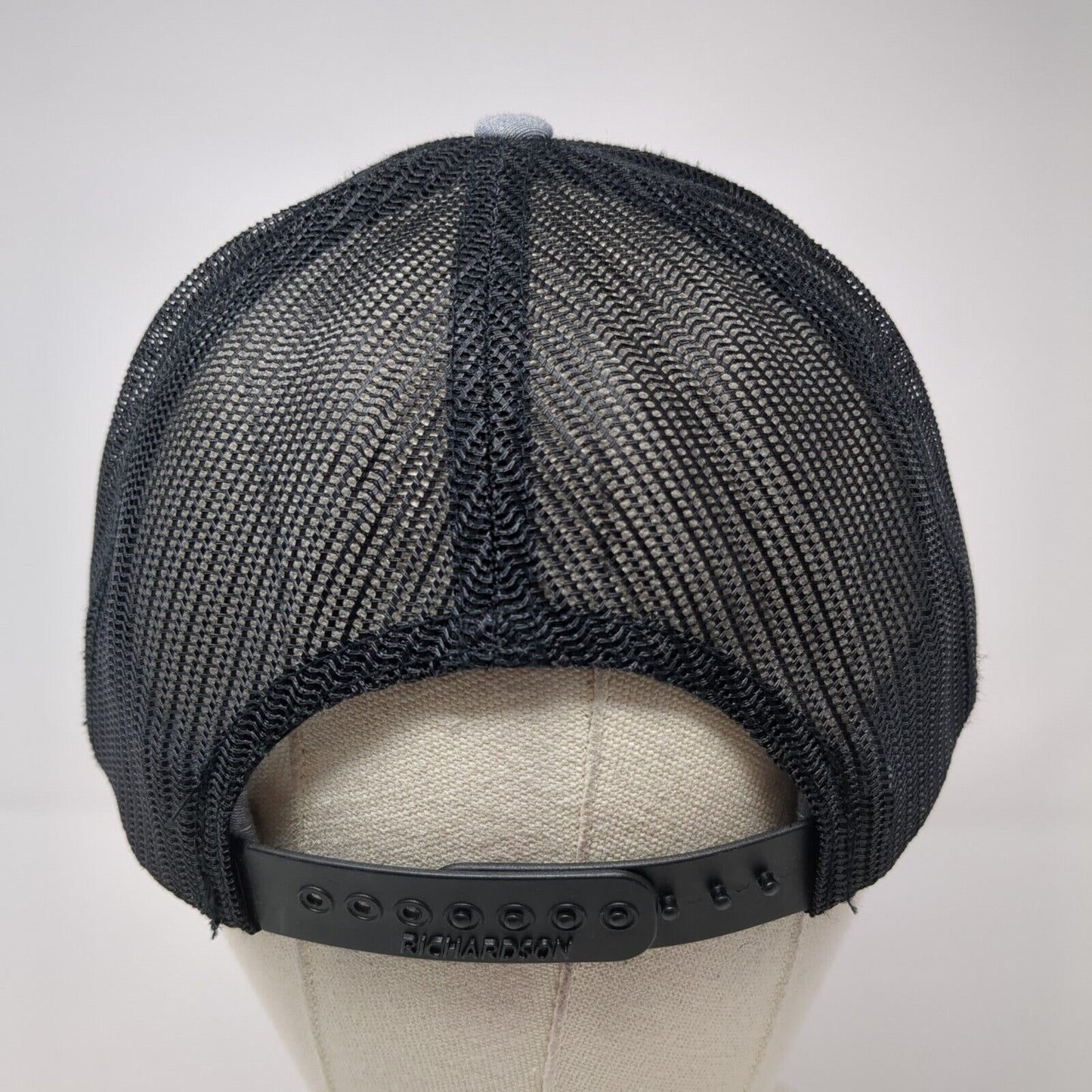 Silver Creek Snapback Mesh Back Trucker Hat Gray One Size Adjustable