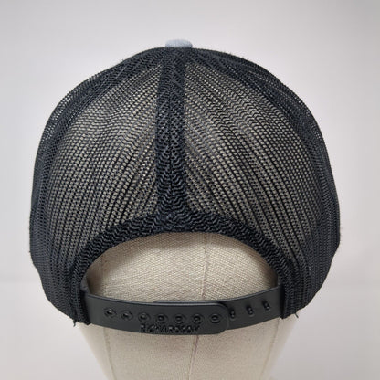 Silver Creek Snapback Mesh Back Trucker Hat Gray One Size Adjustable