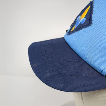 Boy Scouts Webelo Snapback Hat Blue One Size Adjustable Embroidered Pin Badges