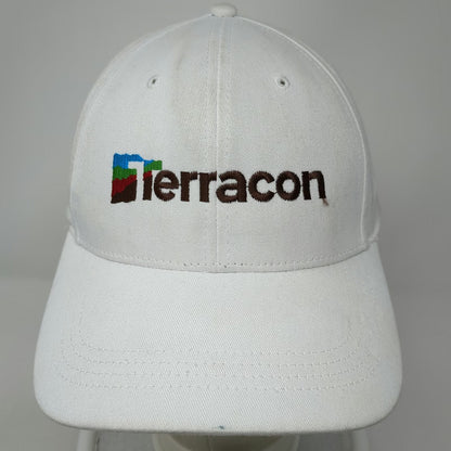 Cap America Terracon Engineering Logo Hat Baseball Cap White One Size Strapback