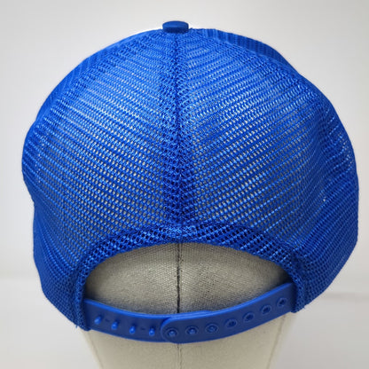 Blue White Trucker Hat One Size Mesh Snapback Avery's Iron Horse Bar Pocatello