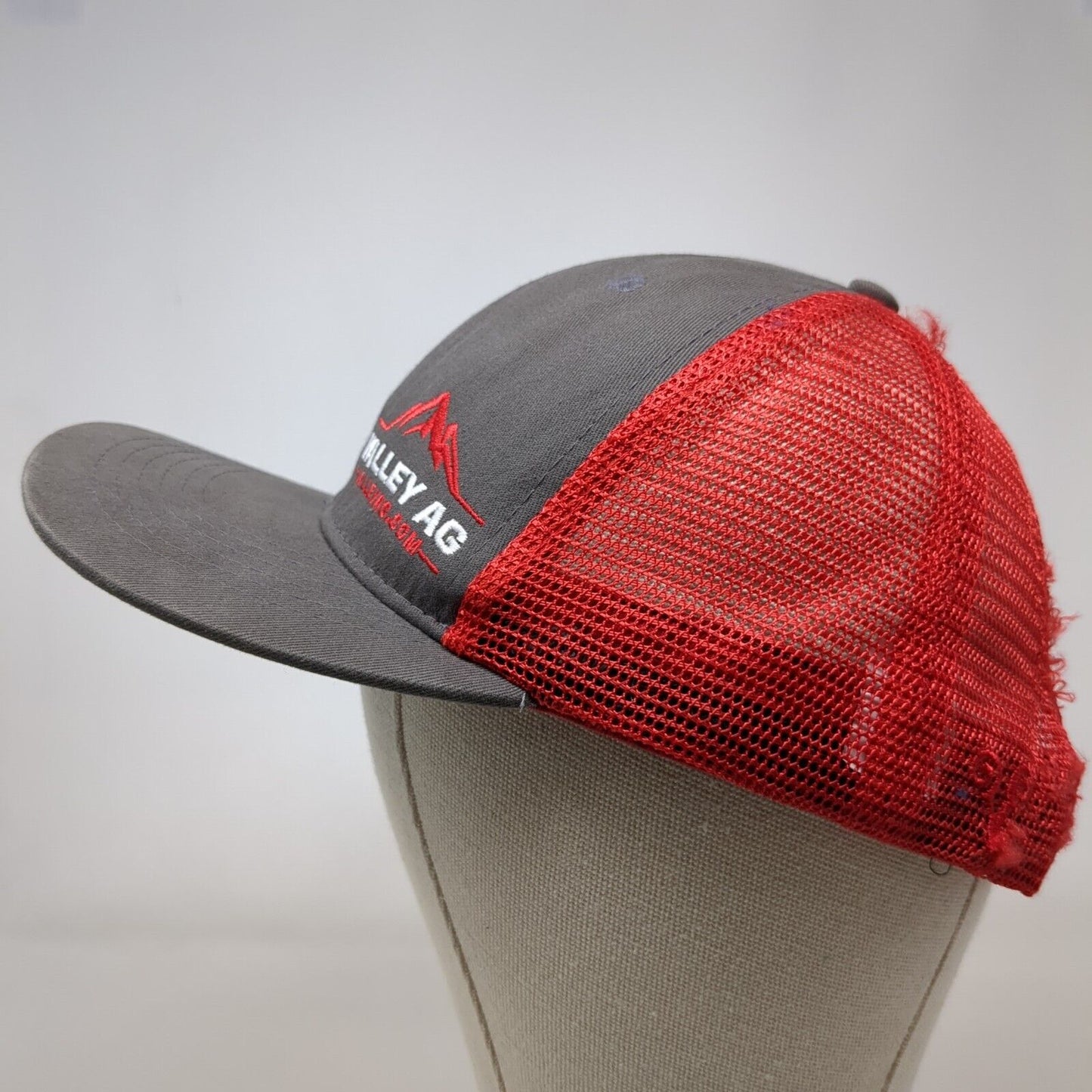 Valley AG Snapback Mesh Back Trucker Hat Multi One Size Embroidered