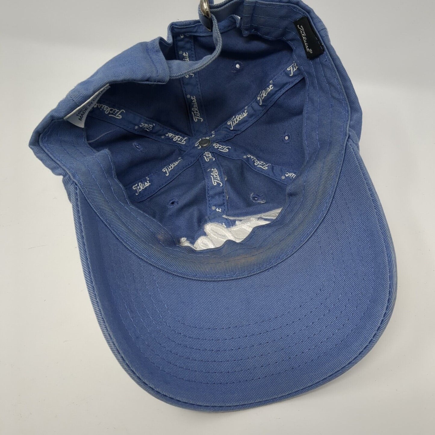 Titleist Ventana Canyon Slideback Hat Blue OS Adjustable Embroidered Cotton