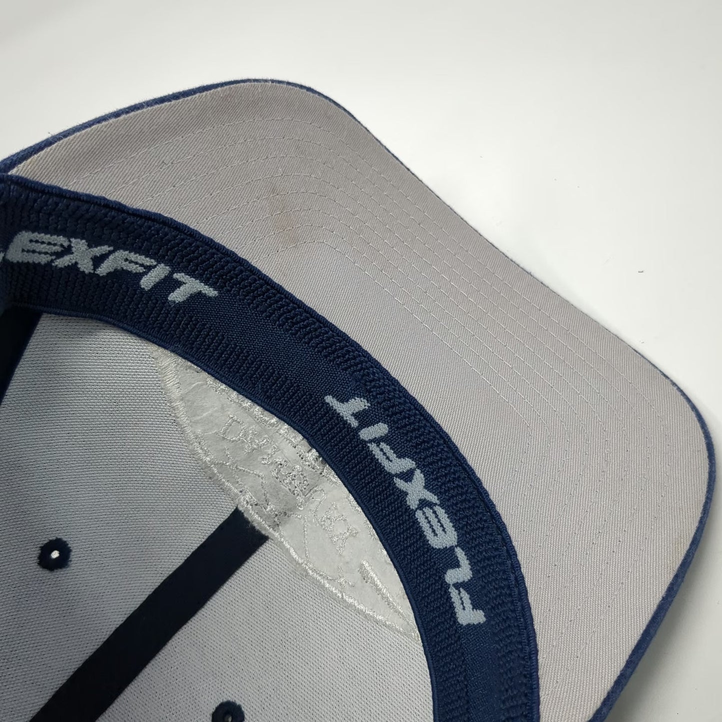 Port Authority Danbury Sports Dome Blue Baseball Cap M Flexfit Embroidered Hat
