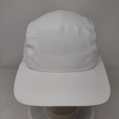 Athleta 5 Panel Ultra Light Run Cap White One Size Adjustable Breathable Blank