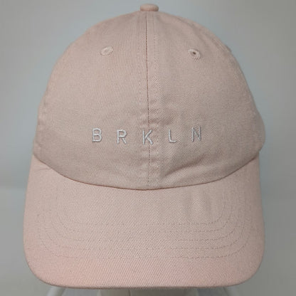 H&M Divided BRKLN Baseball Cap Pink One Size Cotton Slideback Hat Brooklyn