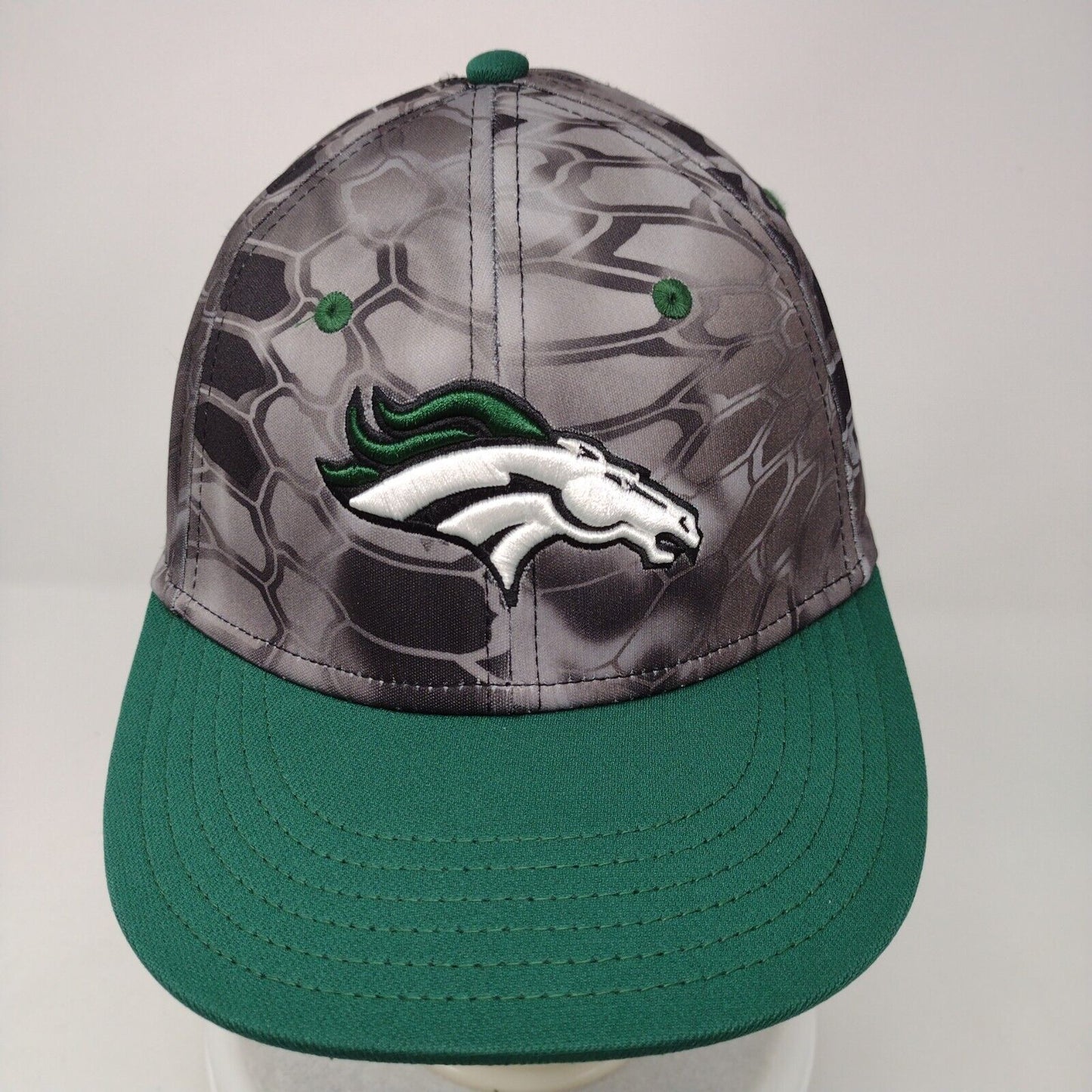 Mustang Football Fitted Hat Multi M/L Embroidered Kryptek Outdoor Cap