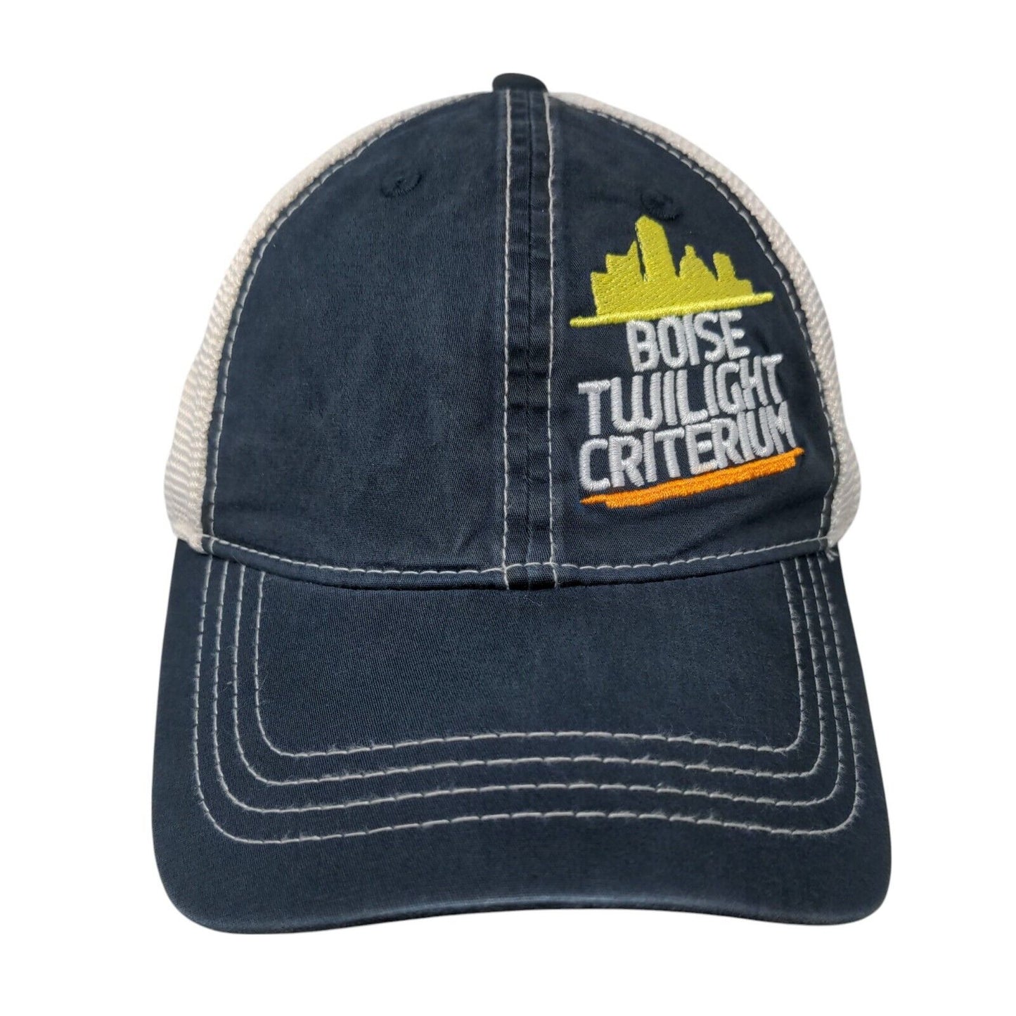 Boise Twilight Criterium Snapback Trucker Hat Blue OSFA Mesh Back