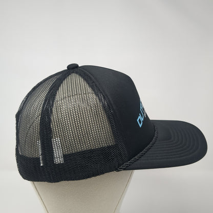 Dutch Bros Estd 1992 Trucker Hat Black One Size Adjustable Mesh Back Rope