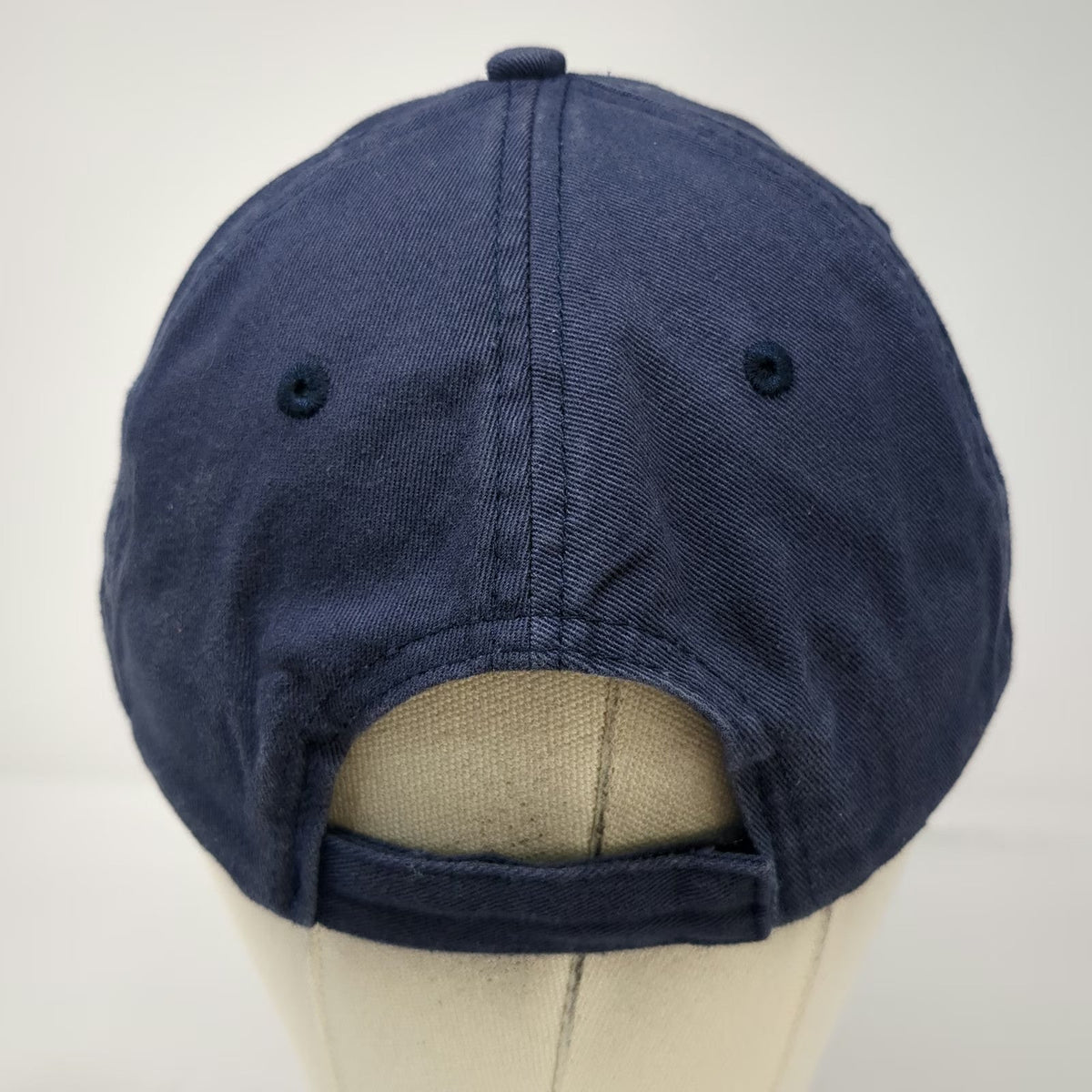 Vineyard Vines Baseball Cap Blue One Size Whale Logo Strapback Cotton Fabric Hat