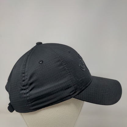 Callaway Strapback Hat Black One Size Adjustable Solid Vent Holes
