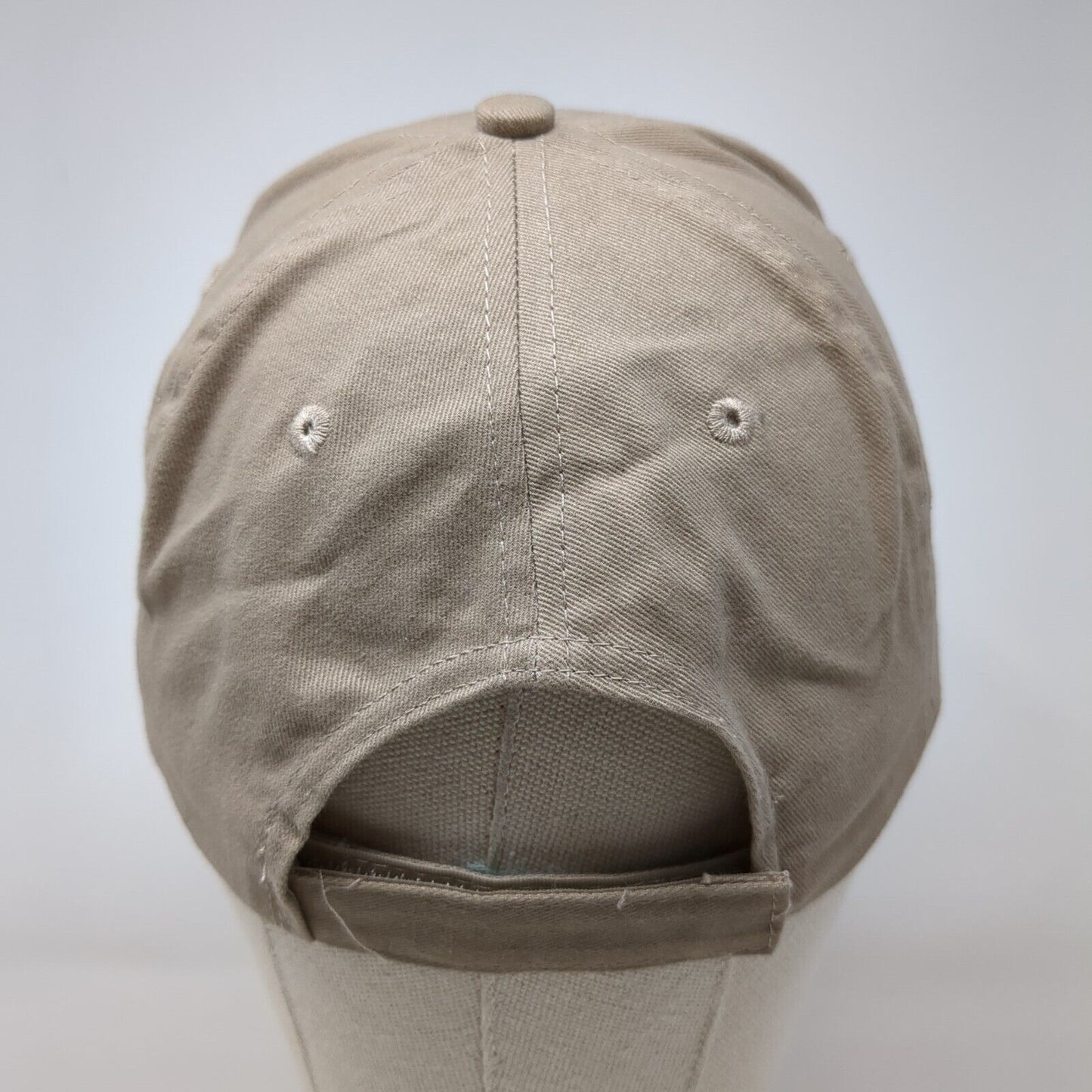 CAST For Kids Foundation Strapback Hat Tan OSFA Adjustable Embroidered KC Caps