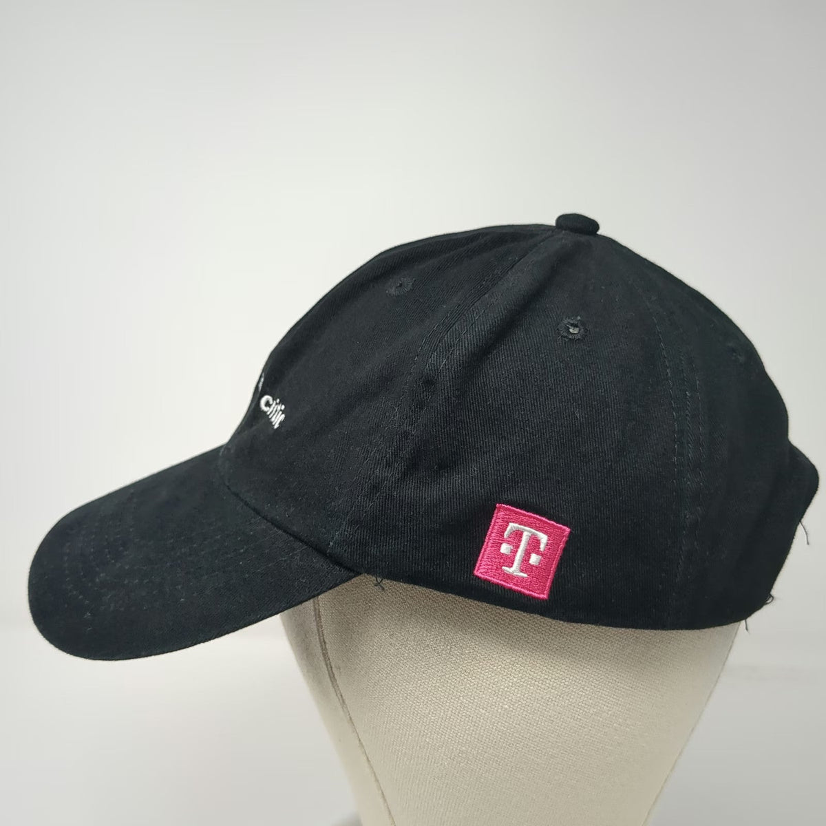 Baseball Cap Black One Size Stadium Food Critic T-Mobile Slideback Cotton Hat