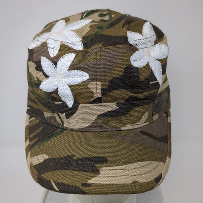 Headers Fitted Cadet Army Cap Hat Multicolor One Size Floral Camo