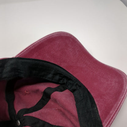 Unbranded Slideback Hat Red One Size Adjustable 6 Panel Blank Outdoor
