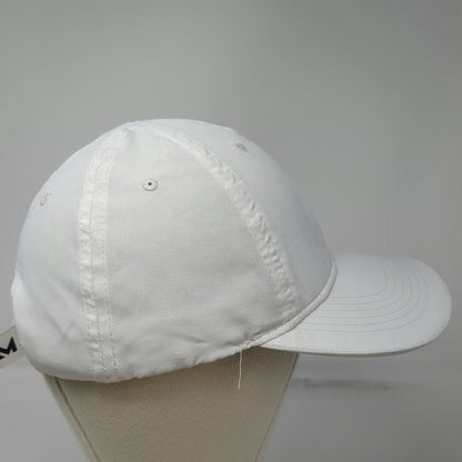 Mission Baseball Cap White One Size Strapback Cooling Performance Athletic Hat