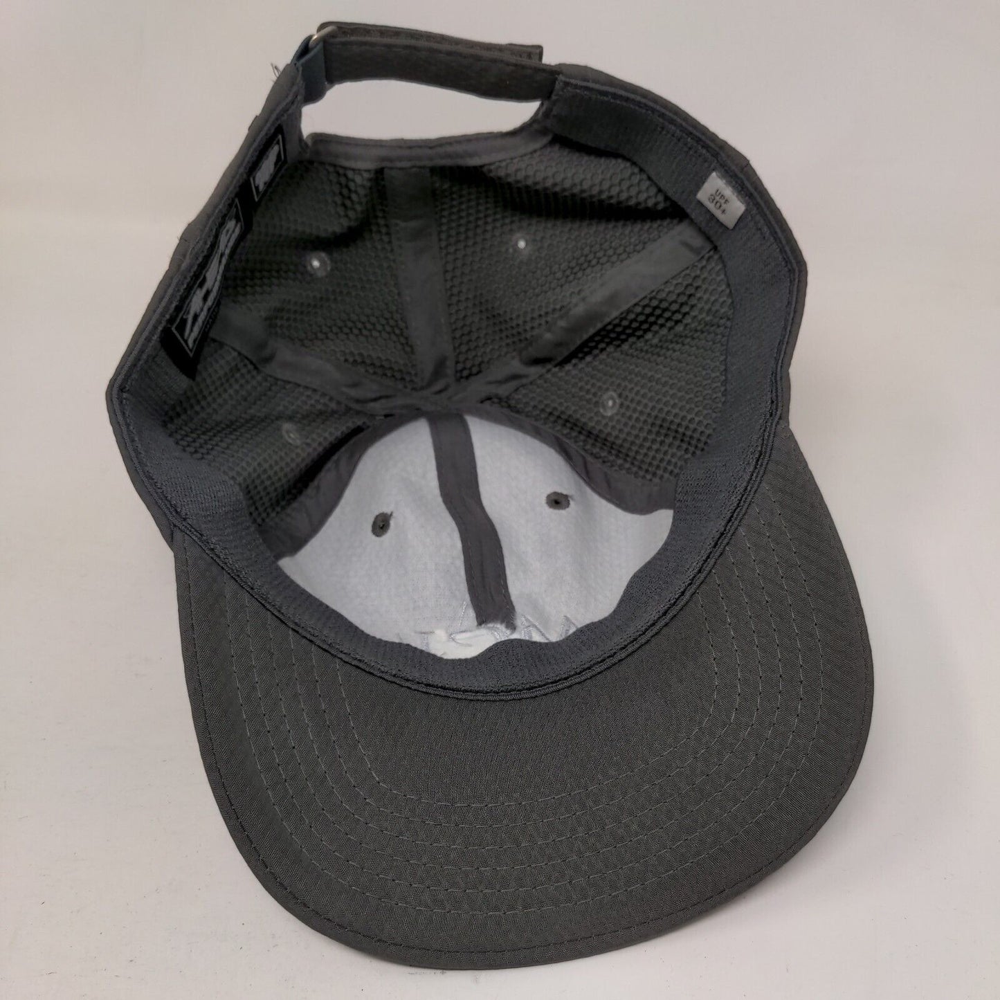 MCI Strapback Hat Gray One Size Mid Fit Adjustable Embroidered Ahead Performance