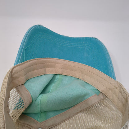 Unbranded Strapback Trucker Hat Ponytail Multicolor OSFA Mesh Back