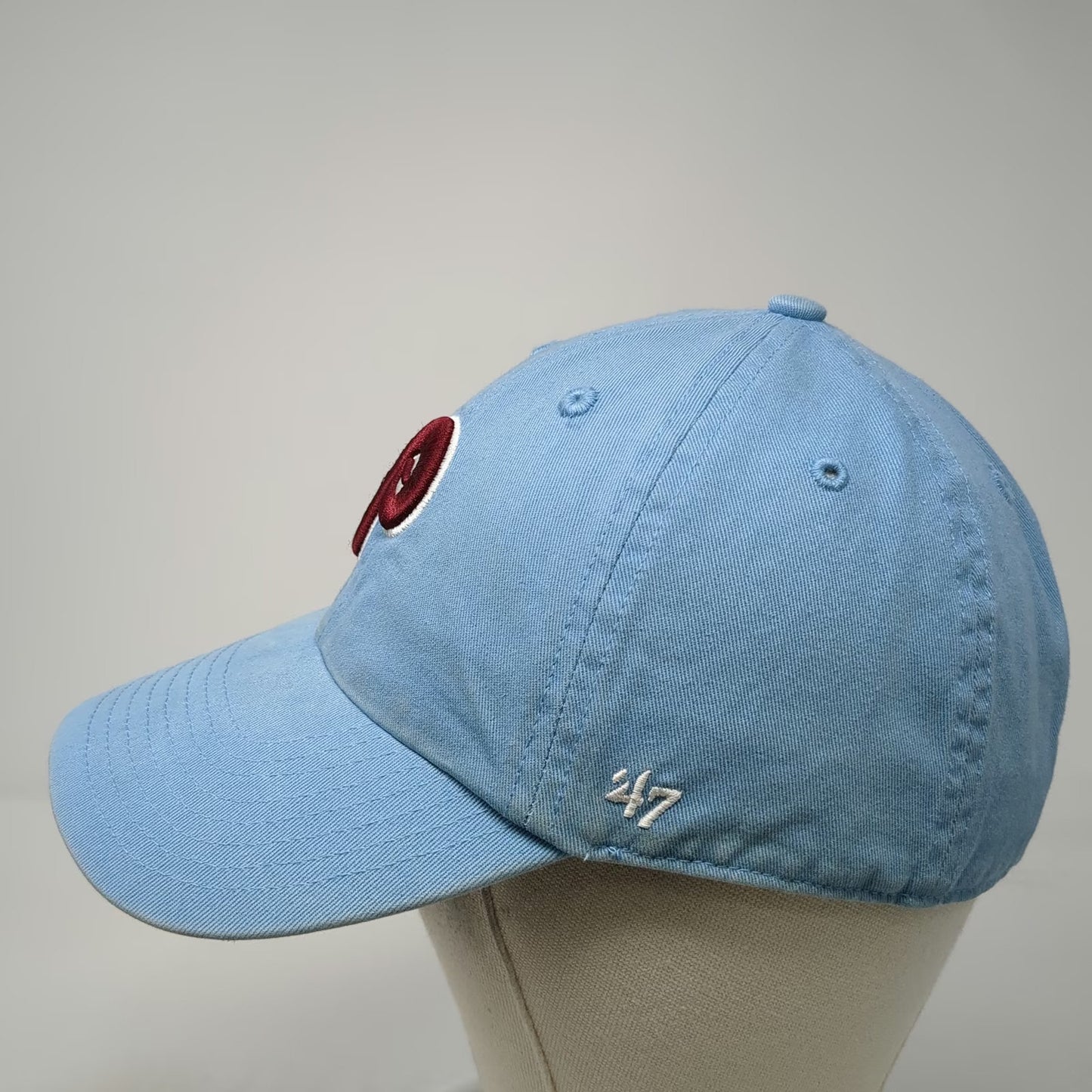 Philadelphia Phillies MLB '47 Baseball Cap Blue One Size Cooperstown Slideback