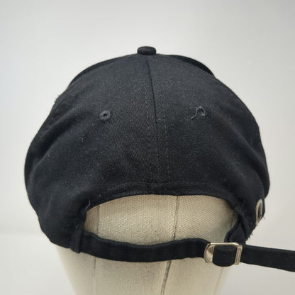 KC Caps Baseball Cap Black One Size Sonesta Script Logo Hat Slideback Closure