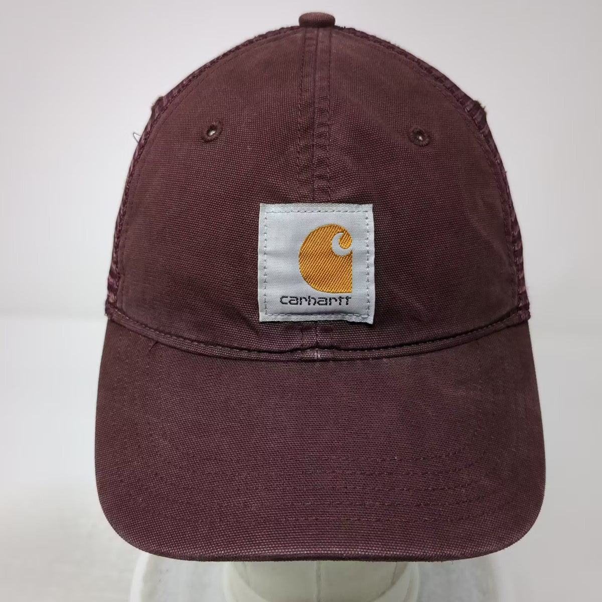Carhartt Trucker Hat Purple White Gold One Size Snapback Mesh Back Adjustable