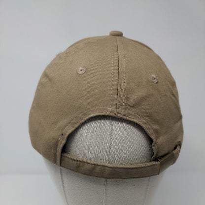 Big X Slideback Hat Tan OSFA Adjustable Embroidered Logo Vent Holes