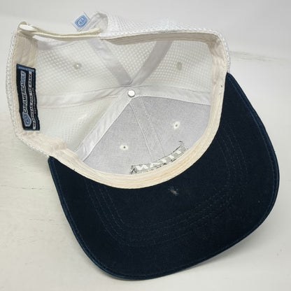 Cap America Titan Rentals Baseball Hat Blue One Size Mesh Back Strapback Stripes