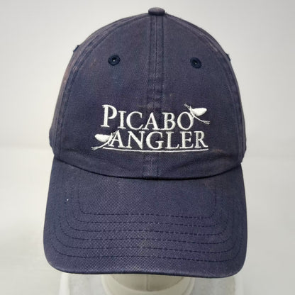 Simms Snapback Hat Blue OS Picabo Angler Fly Fishing Shop Cotton Adjustable