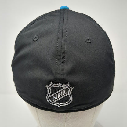 San Jose Sharks NHL Fanatics Cap Black 7 1/4 Authentic Pro Fitted Hat Shield