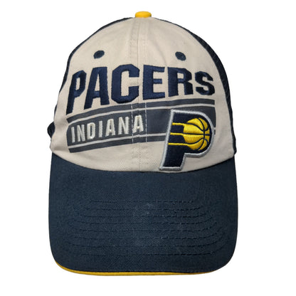 Fan Favorite Men's Snapback Mesh Back Hat Blue White OSFA Indiana Pacers