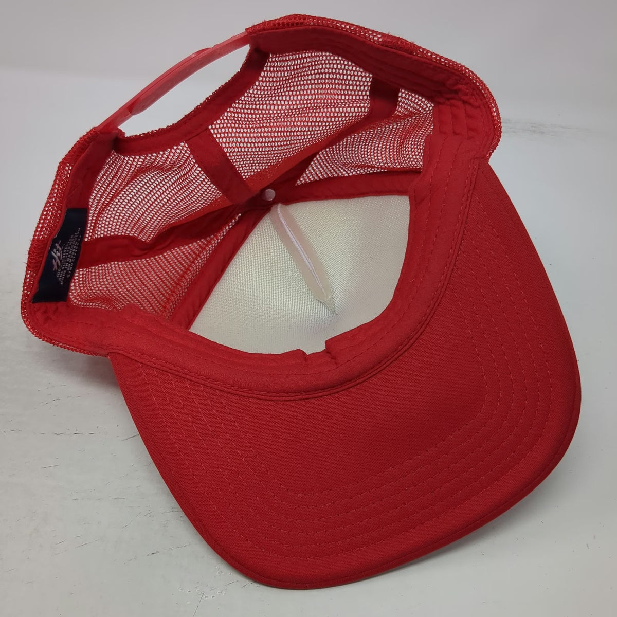 Hit Dirty Monkey Banana Peanut Butter Whiskey Trucker Hat Red One Size Snapback