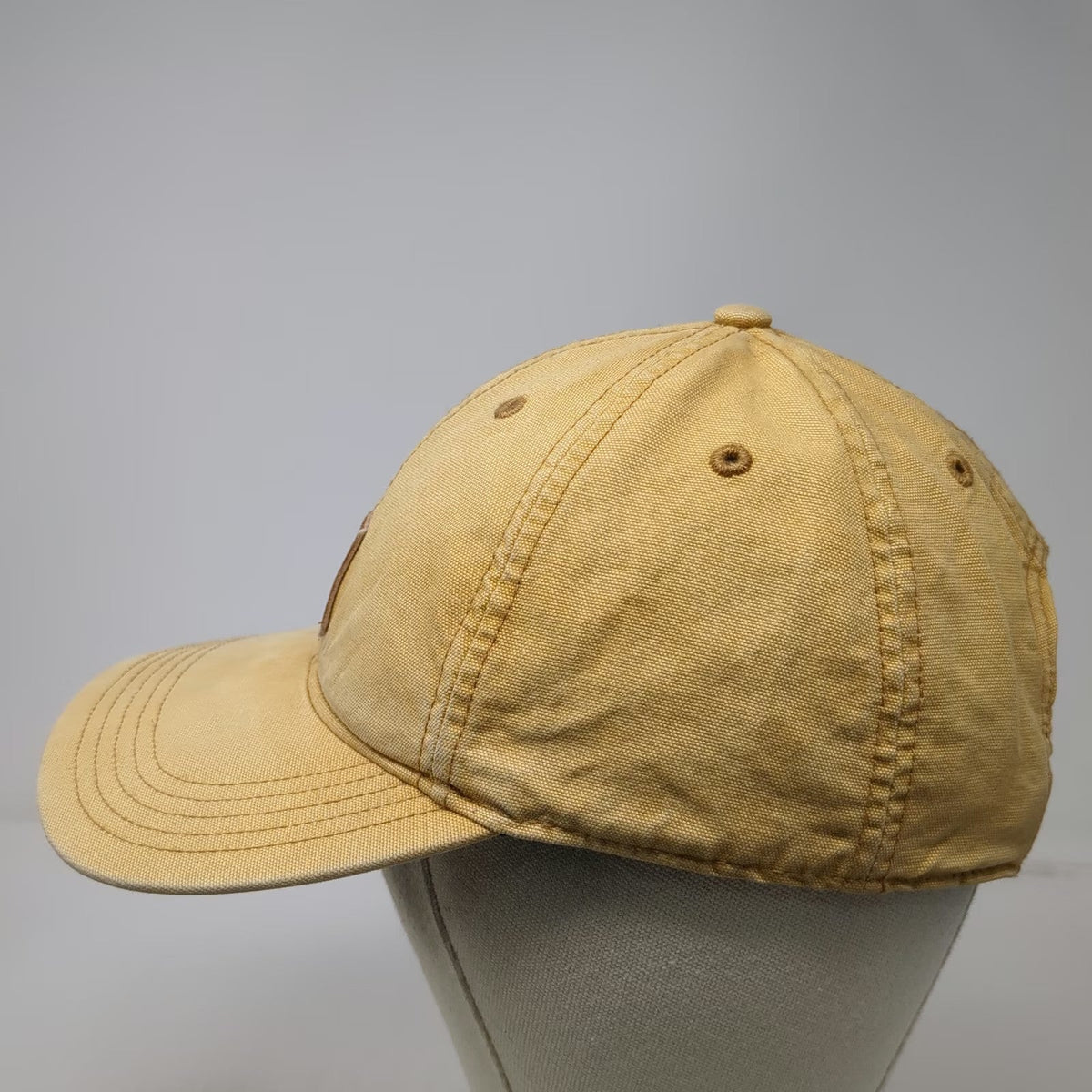Carhartt Baseball Cap Brown One Size Slideback Logo Patch Cotton Adjustable Hat
