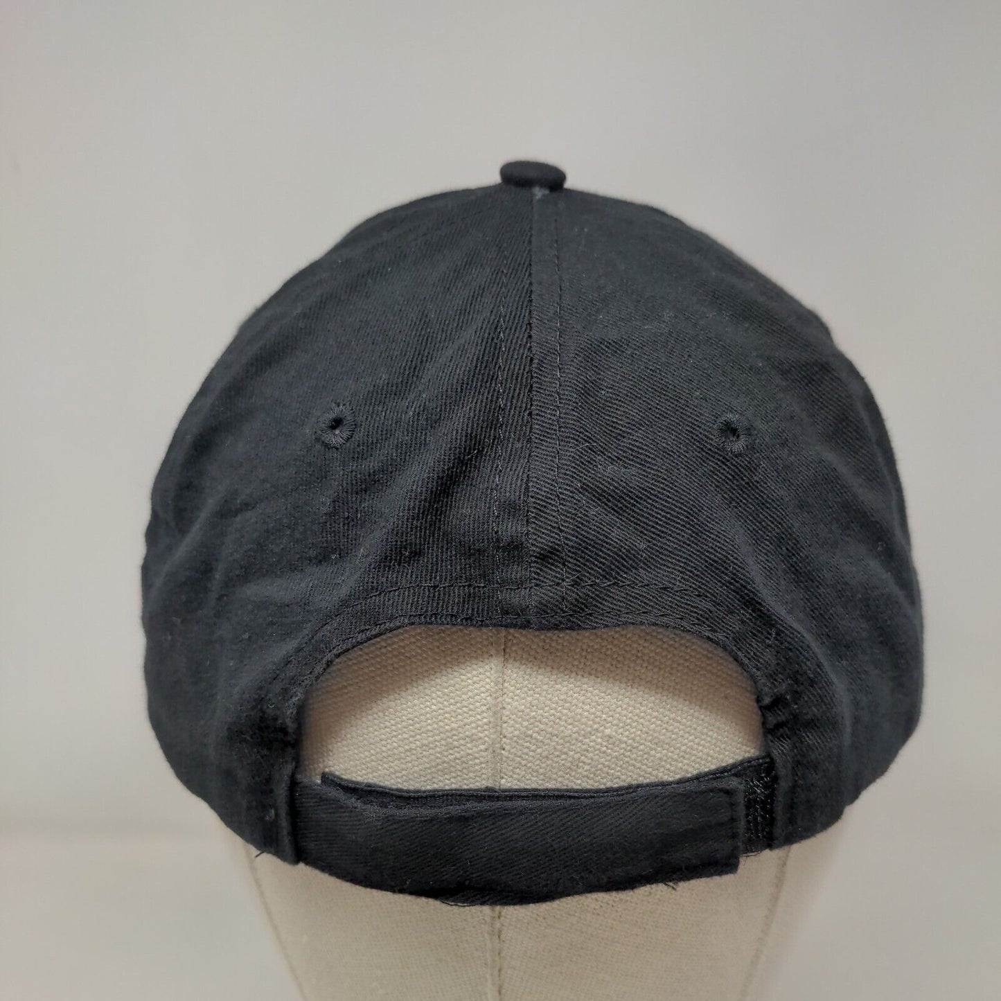 Driftwood Palm Harbor Strapback Hat Black One Size Embroidered Big X