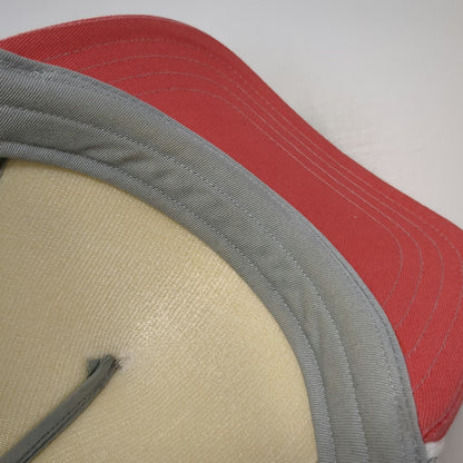 Pistil Trucker Hat Gray One Size Sunset Gradient Mesh Snapback Rope Brim Hat