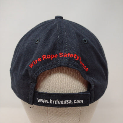 Brifen USA Inc Wire Rope Safety Fence Strapback Hat Blue OSFA The Max Hat