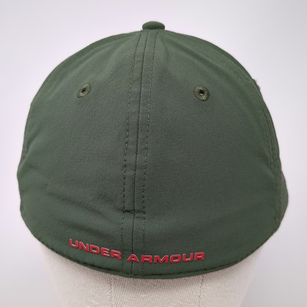 Under Armour Baseball Cap Green L American Flag Patriotic Fitted Performance Hat