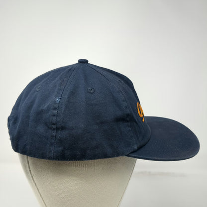 Original Penguin 5 Panel Blue One Size Hat Snapback Embroidered Script Logo