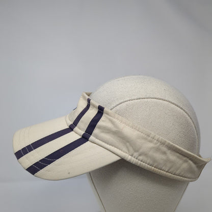 Old Navy N94 Strapback Sun Visor Hat Tan One Size Solid Adjustable