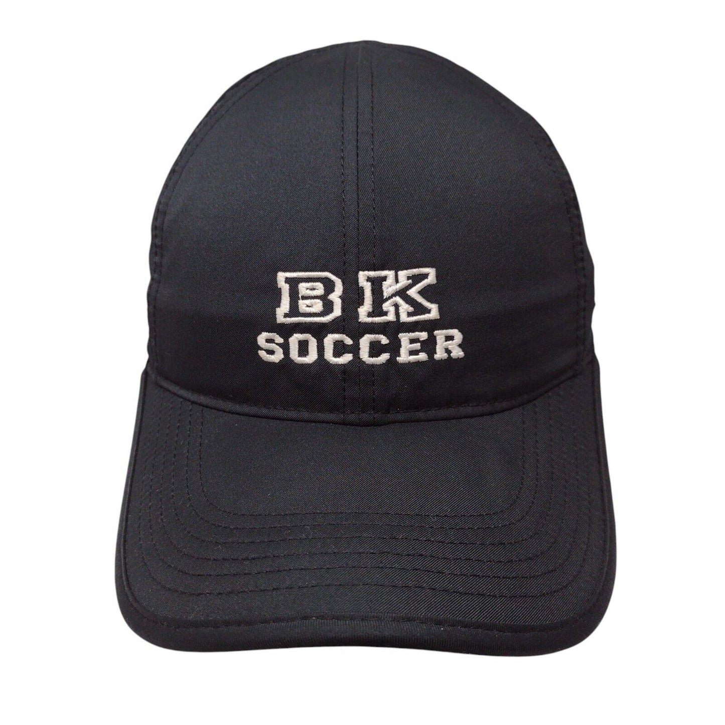 BK Soccer Strapback Hat Black OSFM Embroidered Nike Featherlight