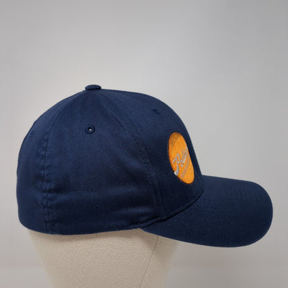Potter's Fitted Hat Blue S/M Embroidered Solid Flexfit Port Authority