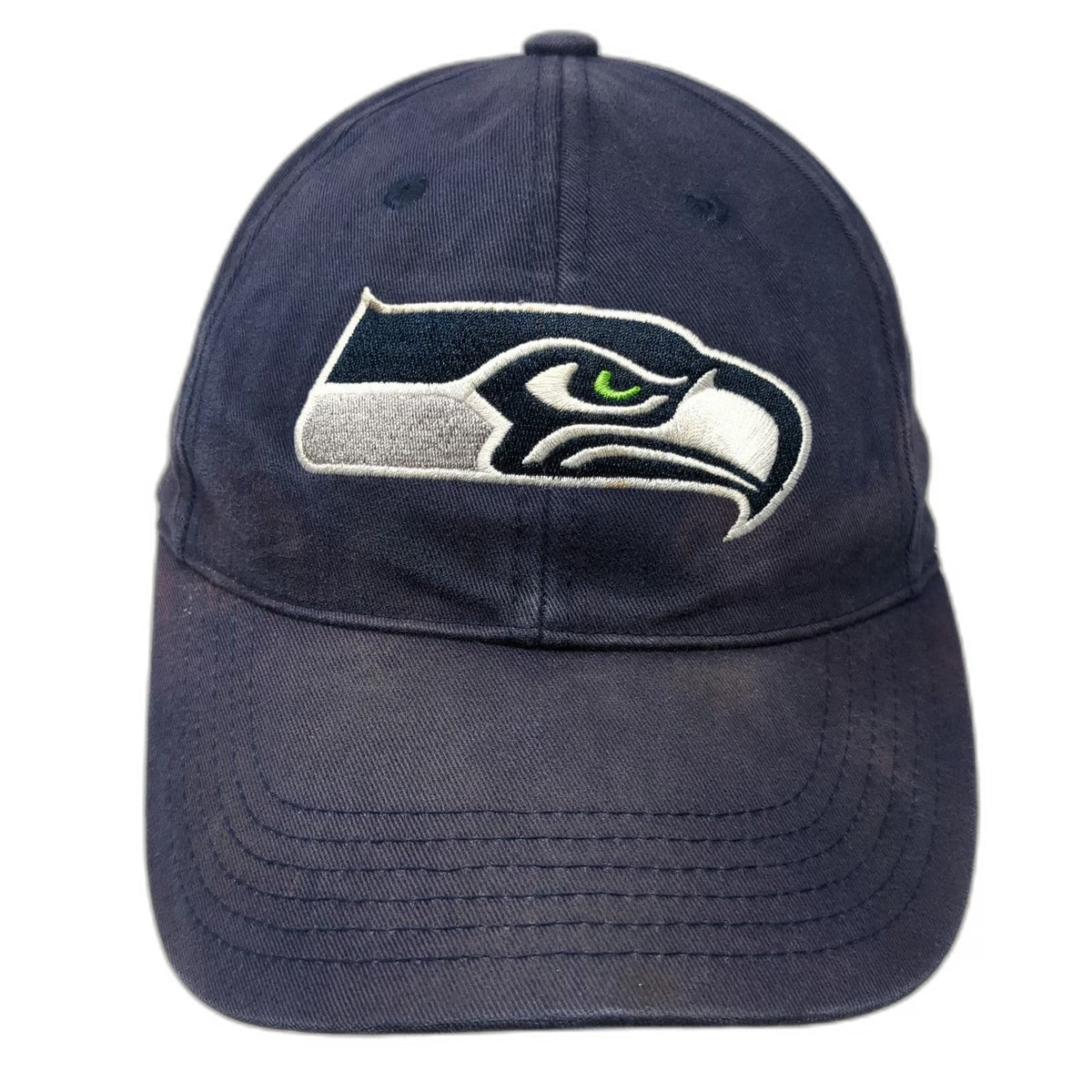 Seattle Seahawks NFL Team Apparel Baseball Cap Blue One Size Embroidered Logo
