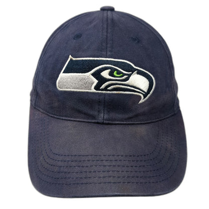 Seattle Seahawks NFL Team Apparel Baseball Cap Blue One Size Embroidered Logo