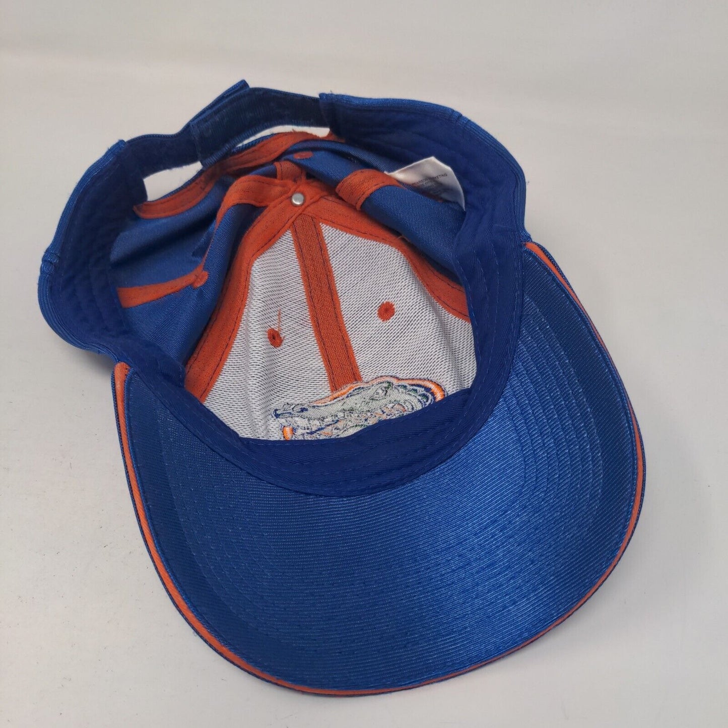 NCAA Men's Strapback Hat Blue OSFA Embroidered Florida Gators Logo Adjustable