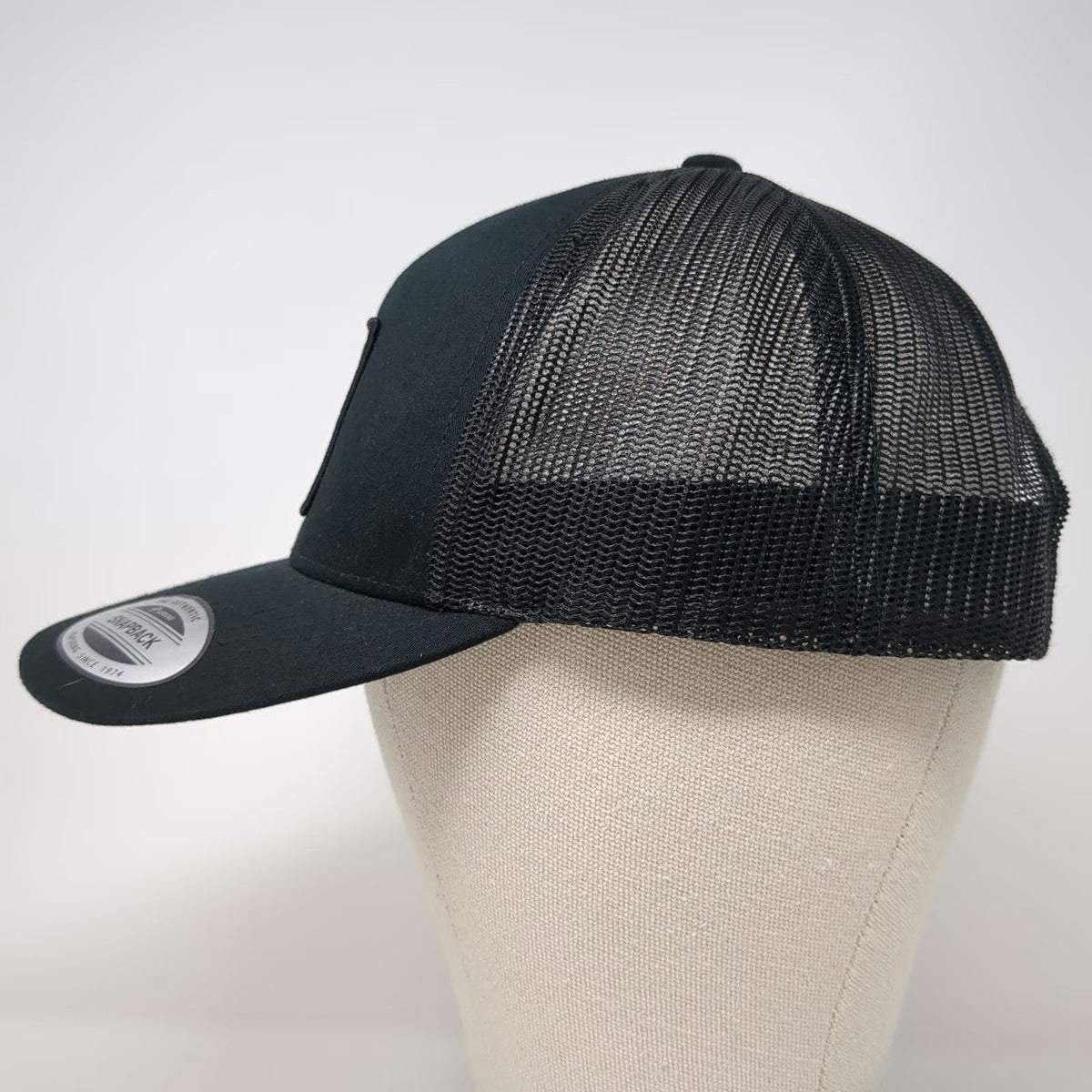 Yupoong Trucker Hat Black One Size Famous Idaho Potato Marathon YMCA Snapback