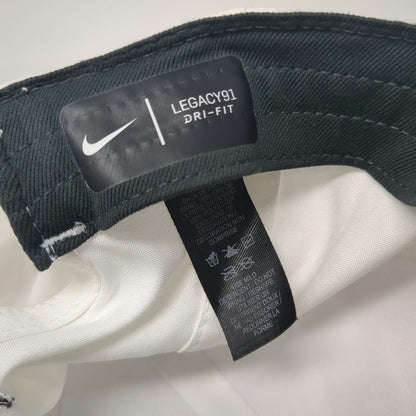 Nike Baseball Cap White One Size Dri-FIT Legacy91 Embroidered Swoosh Golf Hat