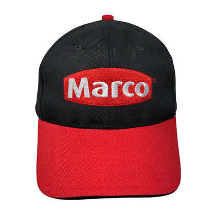 Marco Slideback Hat Black One Size Embroidered Adjustable Colorblock