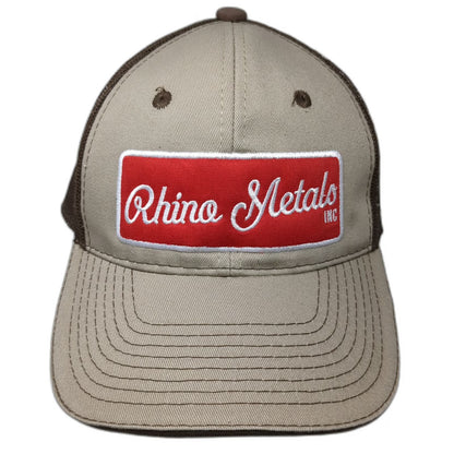 Outdoor Cap Rhino Metals Inc Brown Baseball Cap One Size Mesh Back Strapback hat