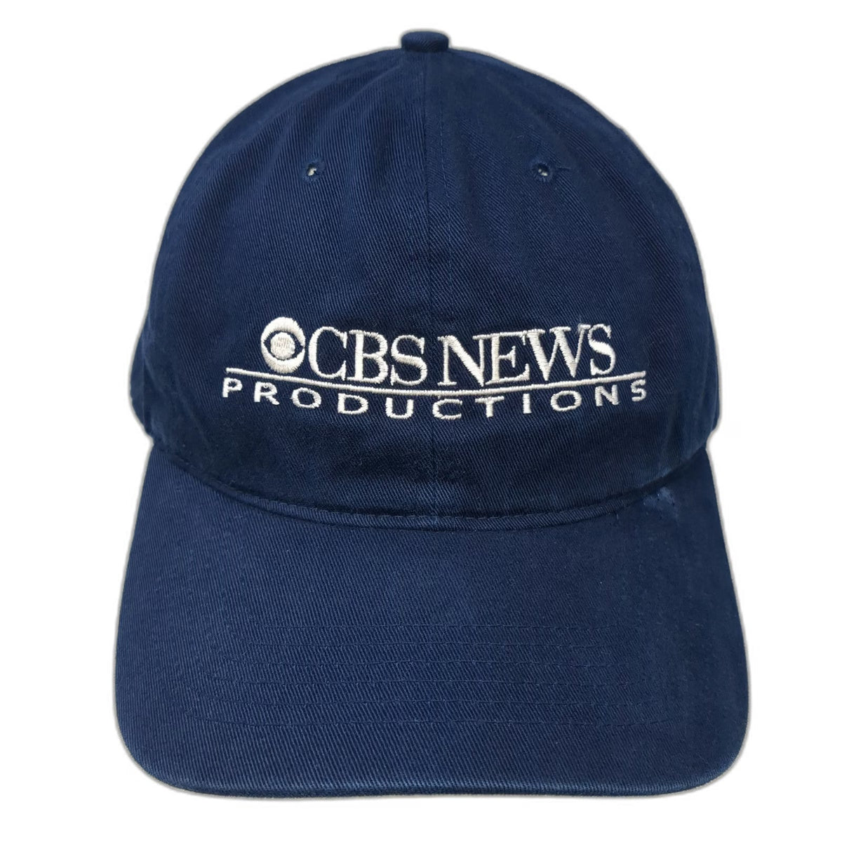 Richardson Baseball Cap Blue OSFM CBS News Productions Embroidered Cotton Hat